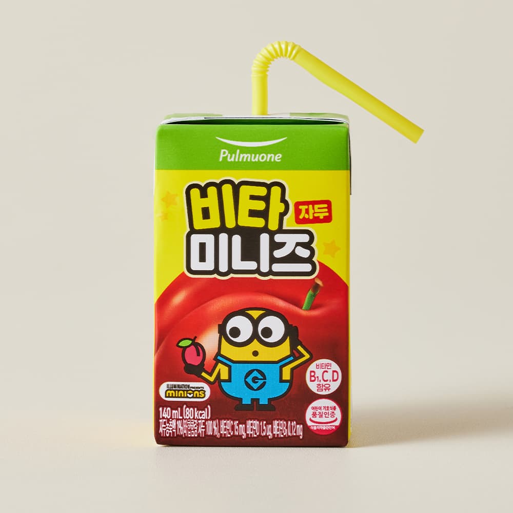 풀무원 비타미니즈 자두, 140ml, 24개