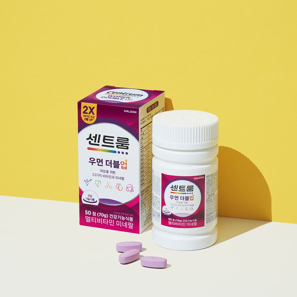 센트룸 우먼 더블업 멀티 비타민 미네랄, 50정, 70g, 1개