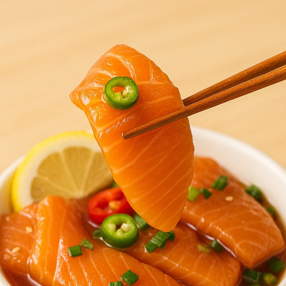 산해직송 간장 연어장, 300g, 2개