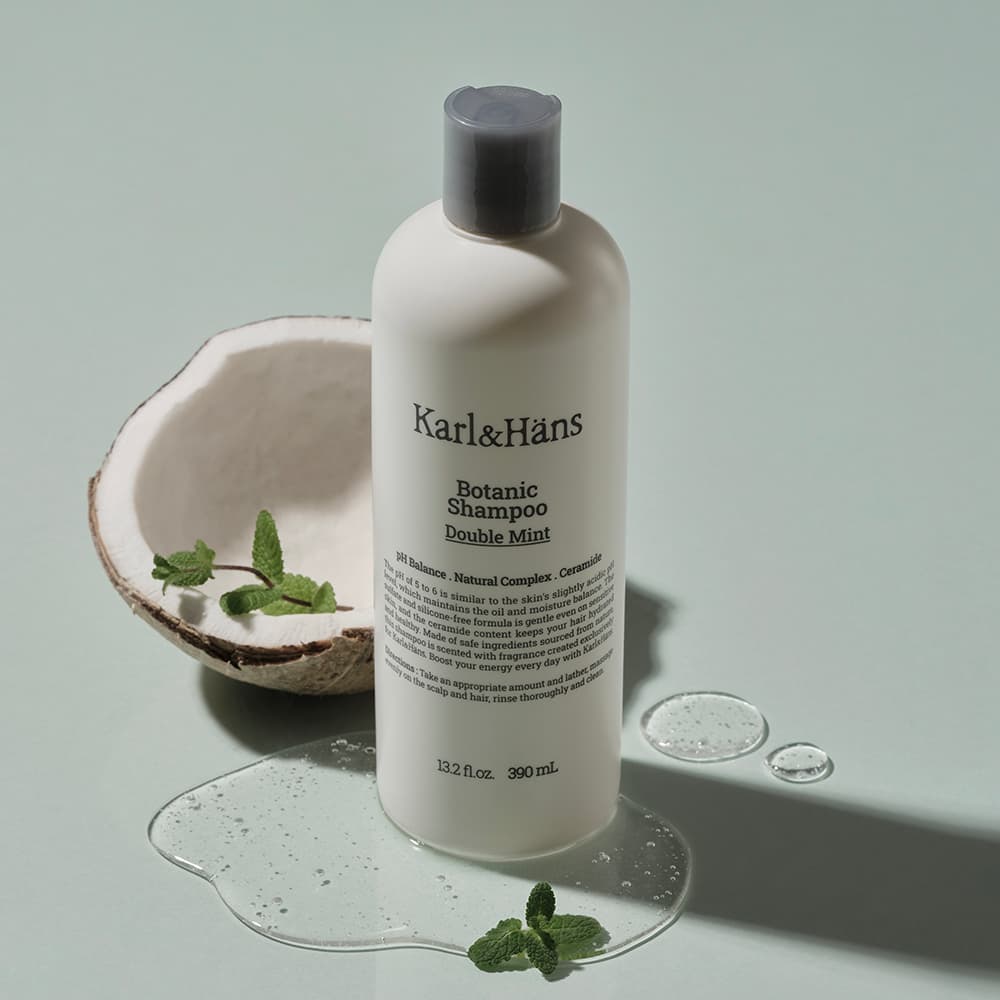 칼앤한스 보타닉 샴푸, 더블민트, 390ml, 1개
