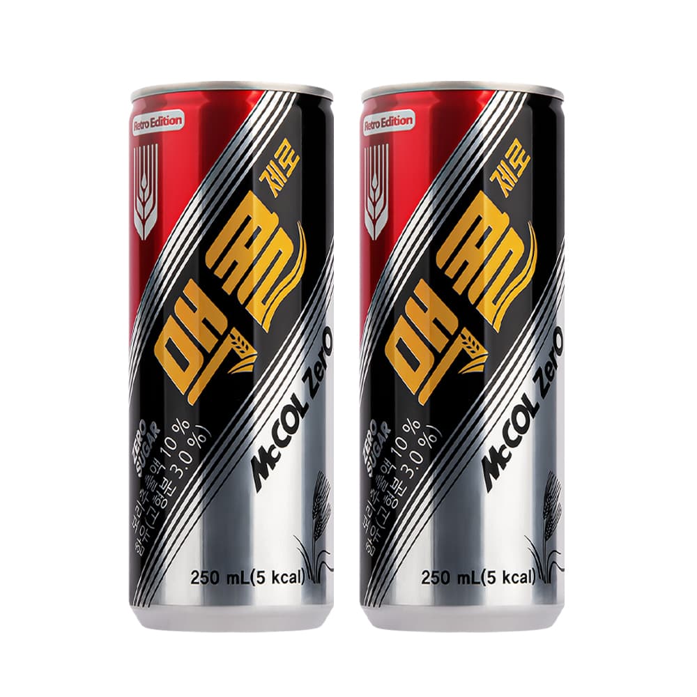 맥콜 제로, 250ml, 30개