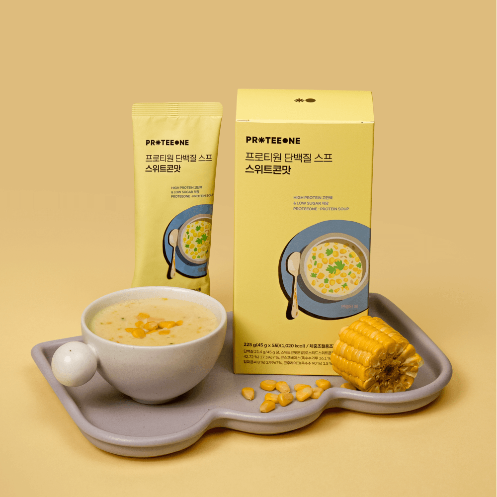 프로티원 단백질 스프 스위트콘맛, 45g, 5개입, 2박스