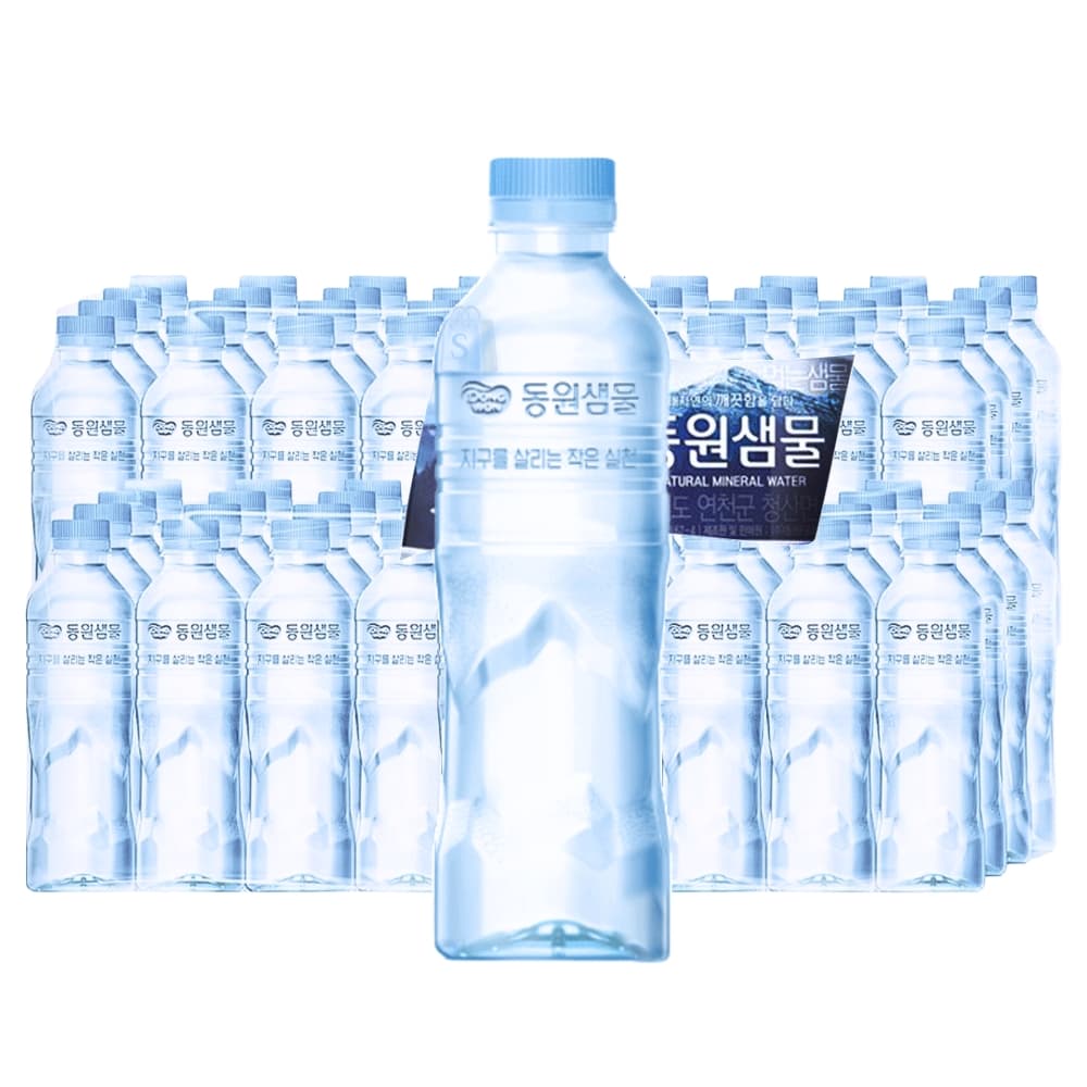 동원샘물 생수, 혼용출고, 500ml, 60개