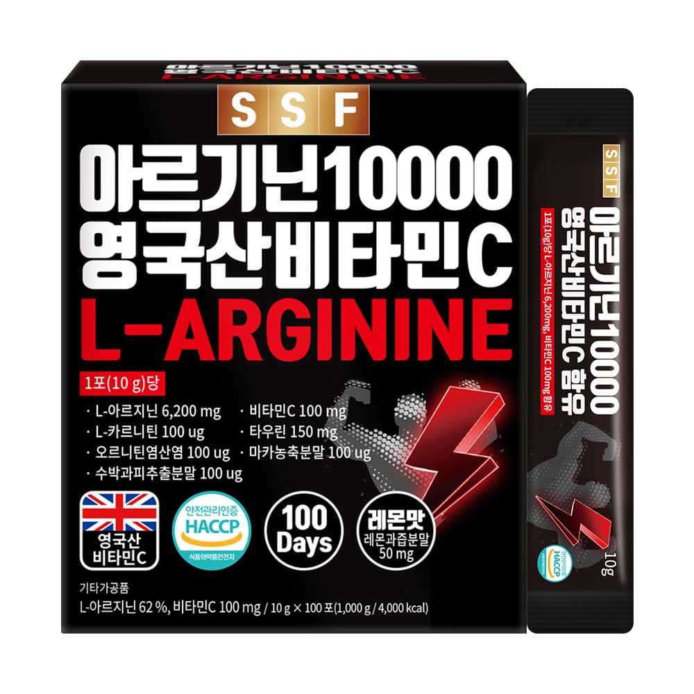 순수식품 아르기닌 10000, 100포, 1박스