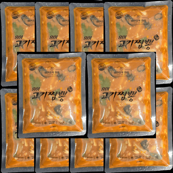 홍야 직화고기짬뽕 소스, 400g, 10개