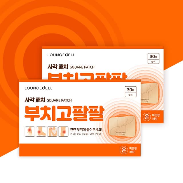 라운지셀 부치고팔팔, 사각패치, 30매, 3박스