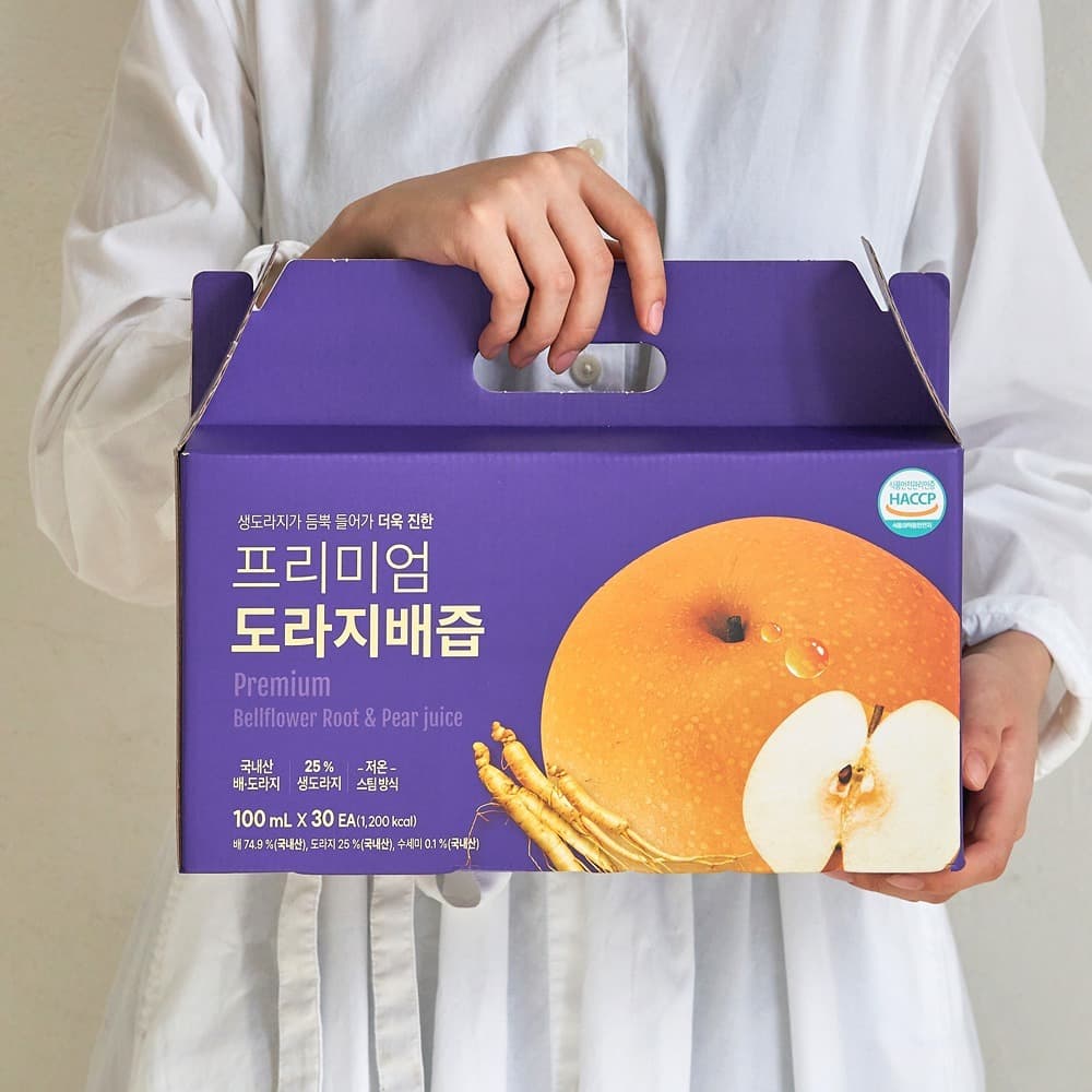 물넣지않은 프리미엄 햇 도라지배즙, 100ml, 30팩
