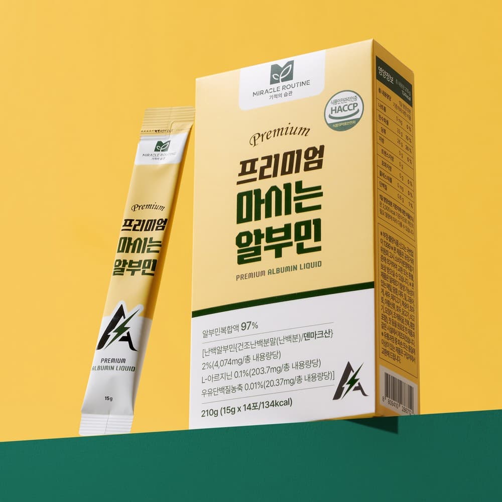 미라클루틴 프리미엄 마시는 액상 알부민, 14포, 3박스