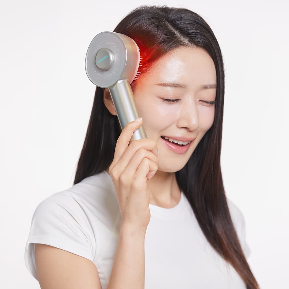 휴플러스 두피 EMS 마사지기, CORDZERO-DP111, 실버, 1개