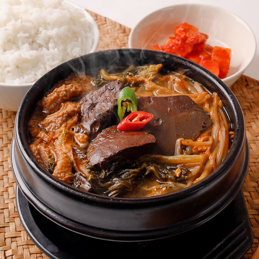 압도적 양평 한우 선지해장국, 1kg, 1개