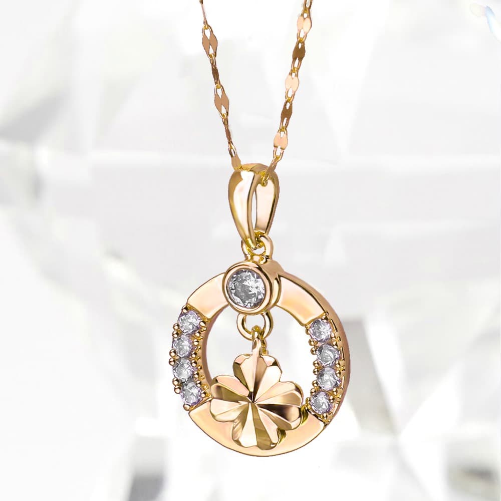 주리에떼 14K 18K 엘리아나 목걸이, 옐로우골드, 14k, 1개