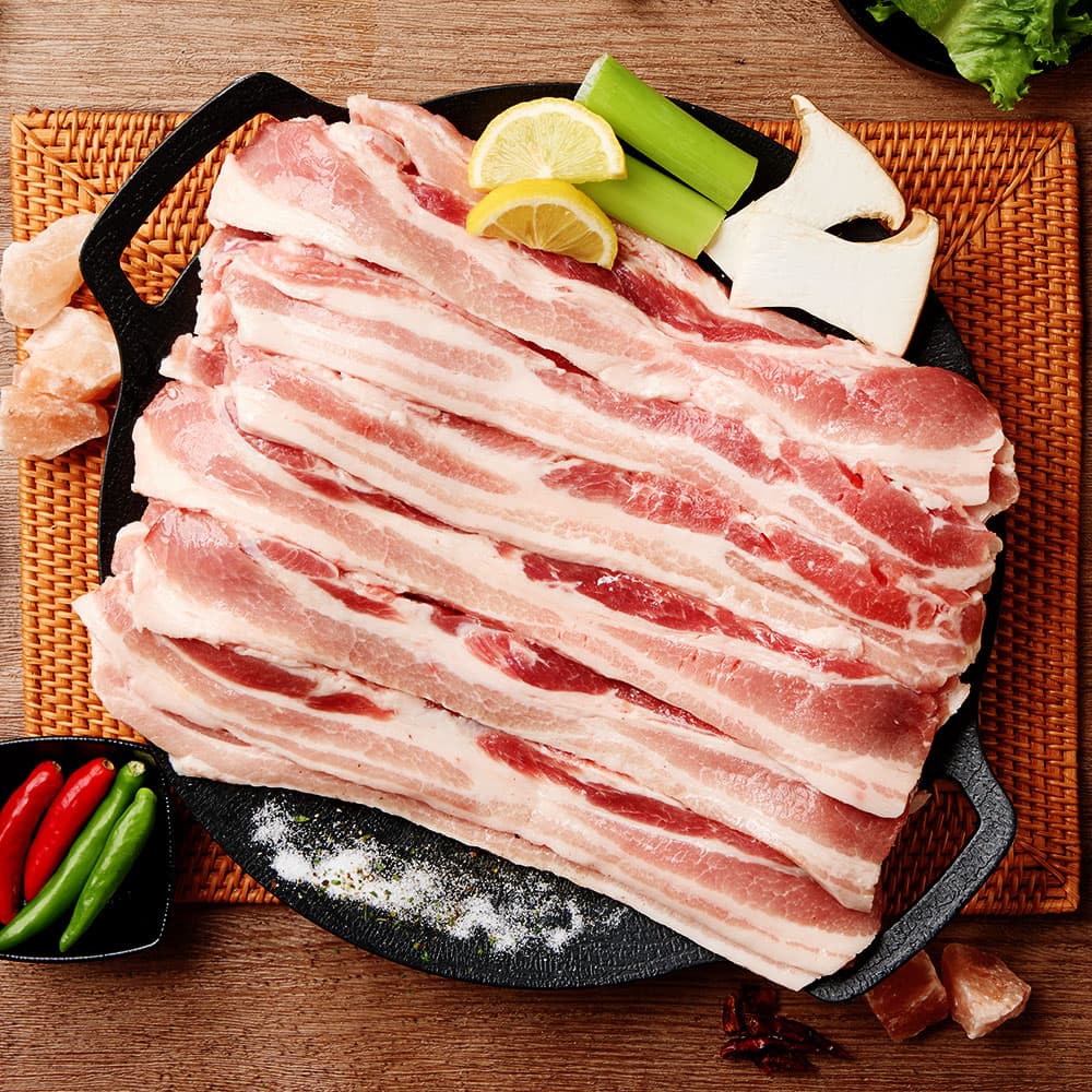 대용량 삼겹살, 1kg, 3팩