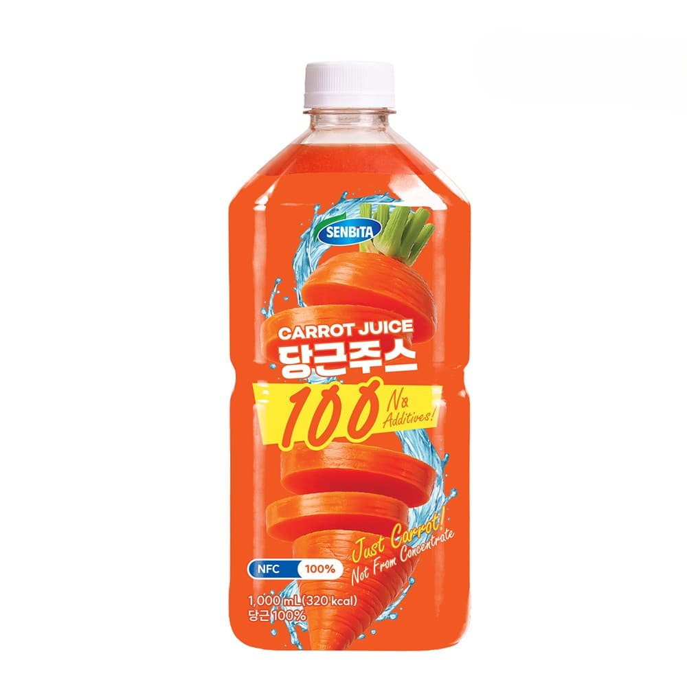 센비타 당근주스100, 1000ml, 3개