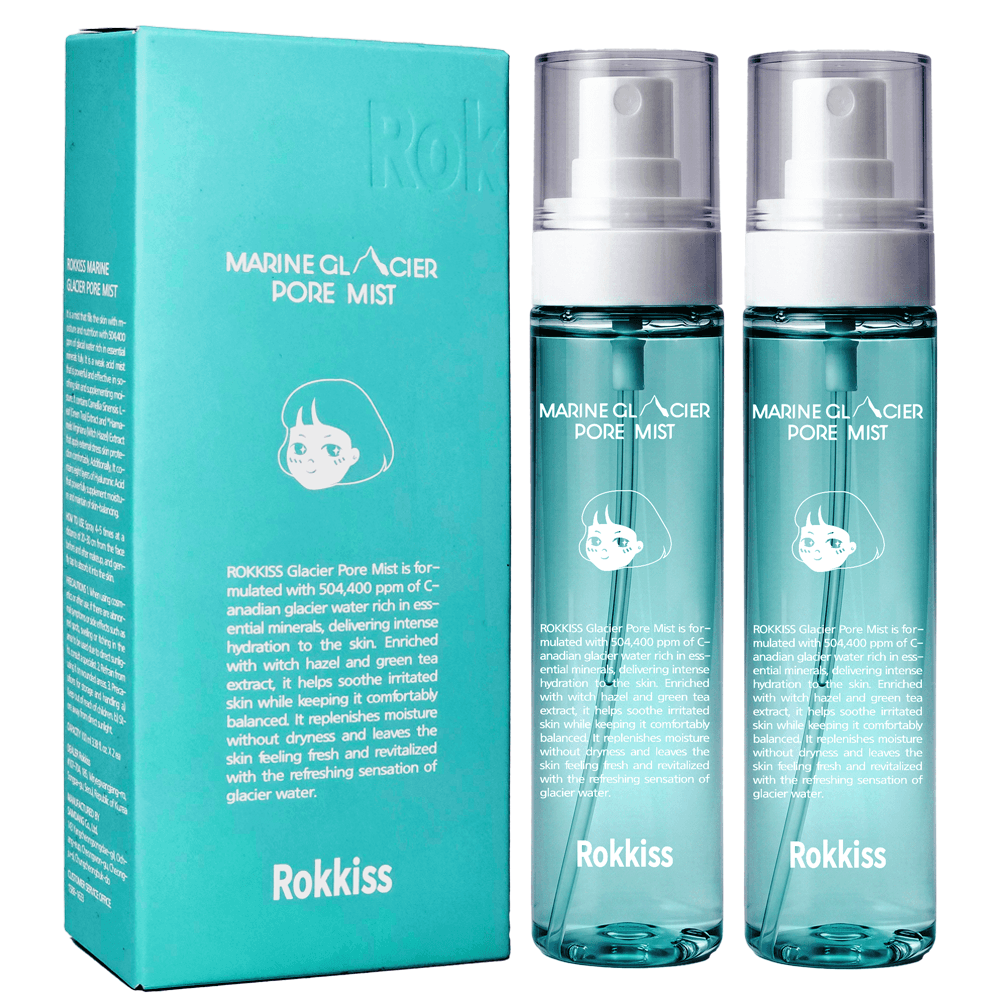 록키스 워터밤 빙하수 약산성 모공 미스트, 100ml, 2개입, 1개