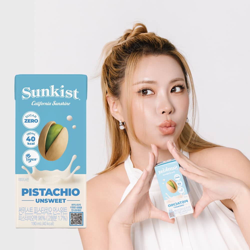광동 썬키스트 피스타치오 언스위트, 190ml, 24개