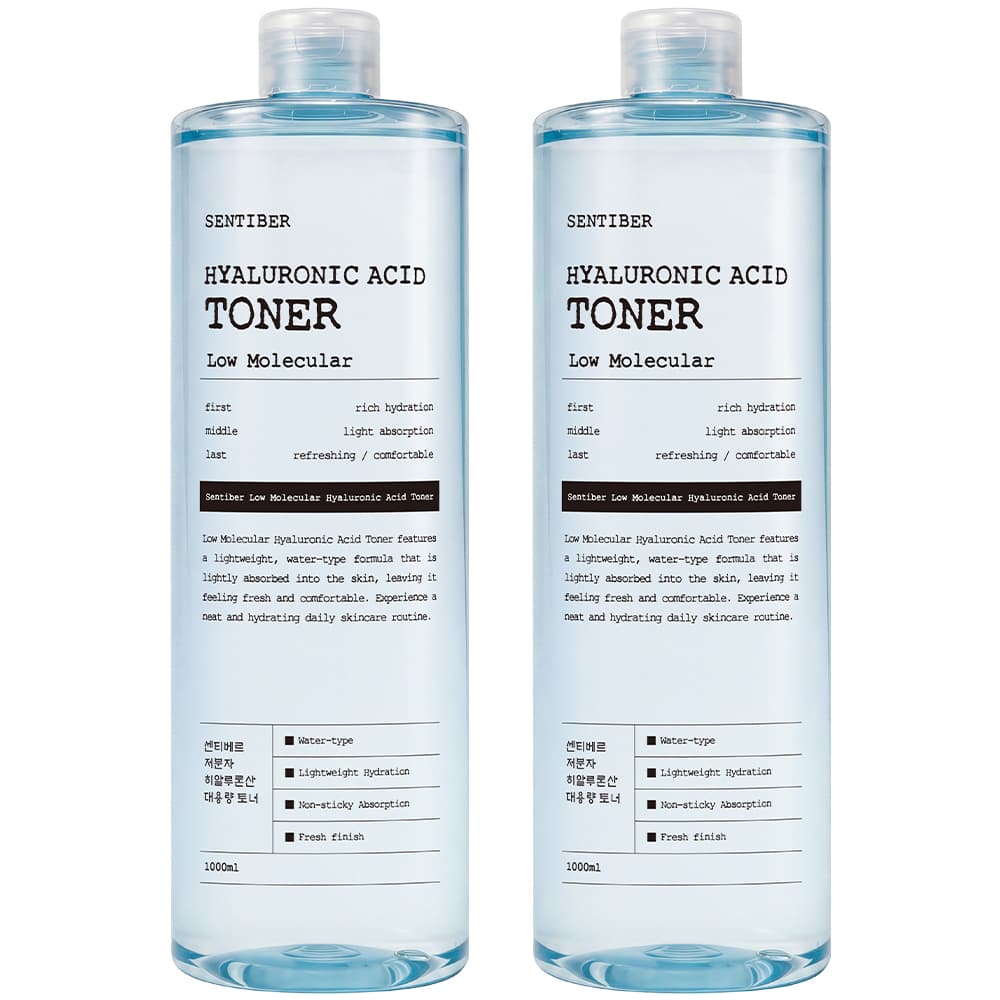 센티베르 저분자 히알루론산 토너, 1000ml, 2개