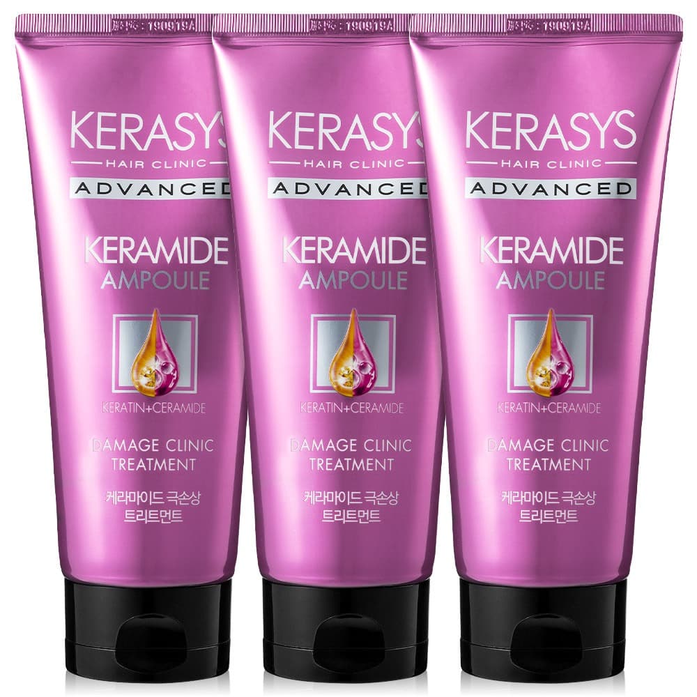 케라시스 케라마이드 극손상 클리닉 트리트먼트, 200ml, 3개