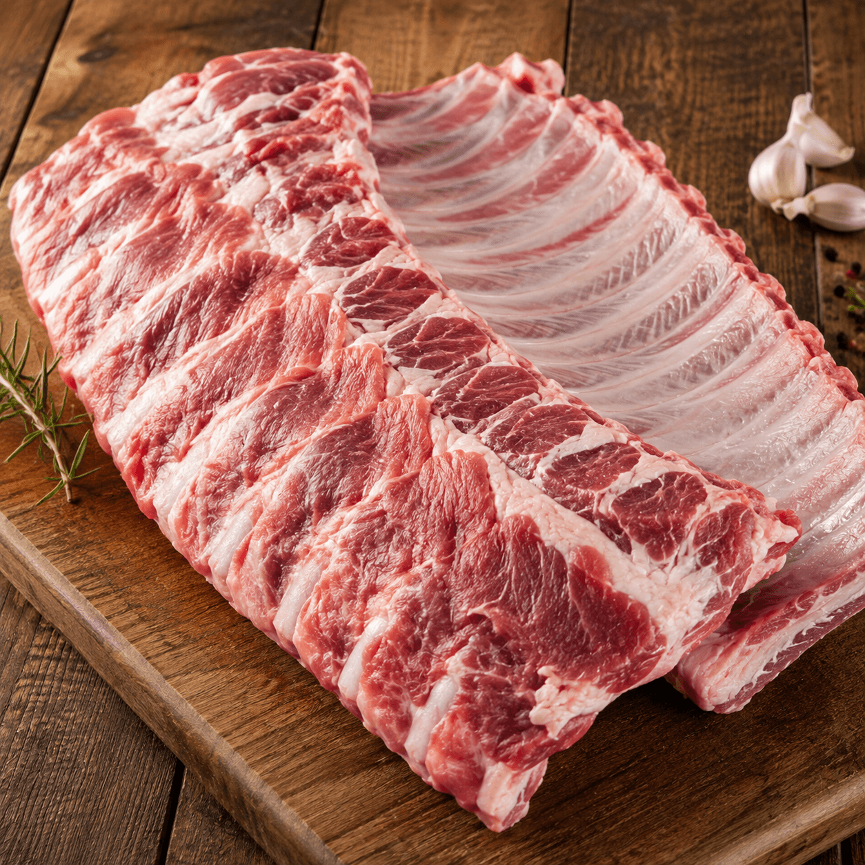 한돈 등갈비, 국내산, 1kg, 1팩