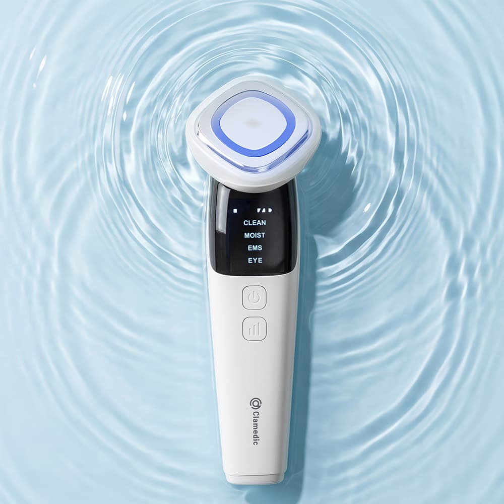 클라메딕 스킨온 4in1 홈케어 갈바닉 마사지기, KOR-SKO2701W, 화이트, 1개