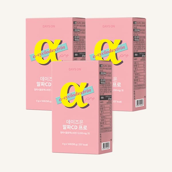 데이즈온 알파CD프로, 라즈베리맛, 4g, 14포, 3개