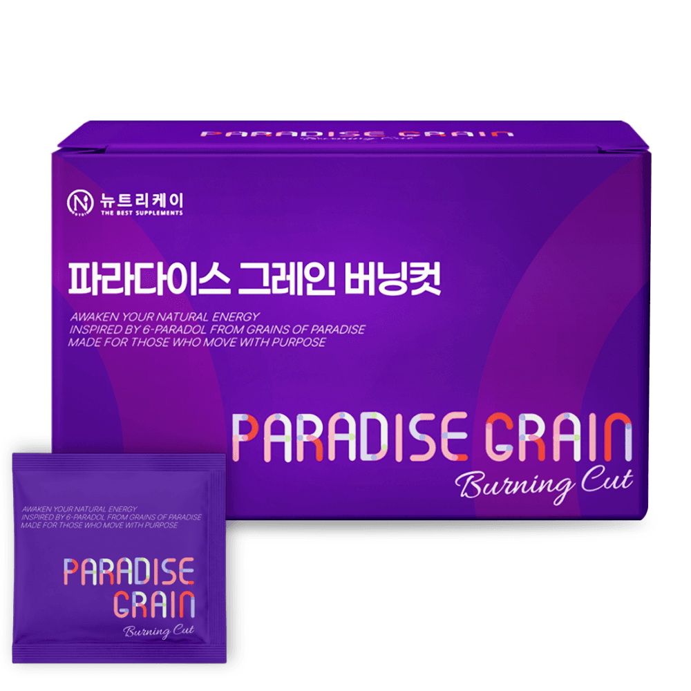 뉴트리케이 파라다이스 그레인 버닝컷 6파라돌, 60정, 1박스