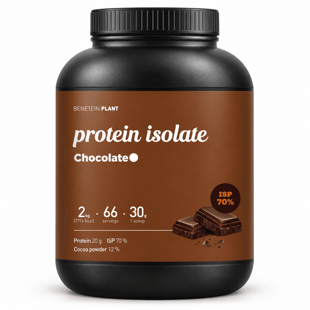 베네틴 플랜트 프로틴 쉐이크 아이솔레이트 초코맛, 2kg, 1개