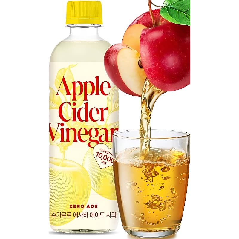 슈가로로 애사비 에이드 사과, 410ml, 24병