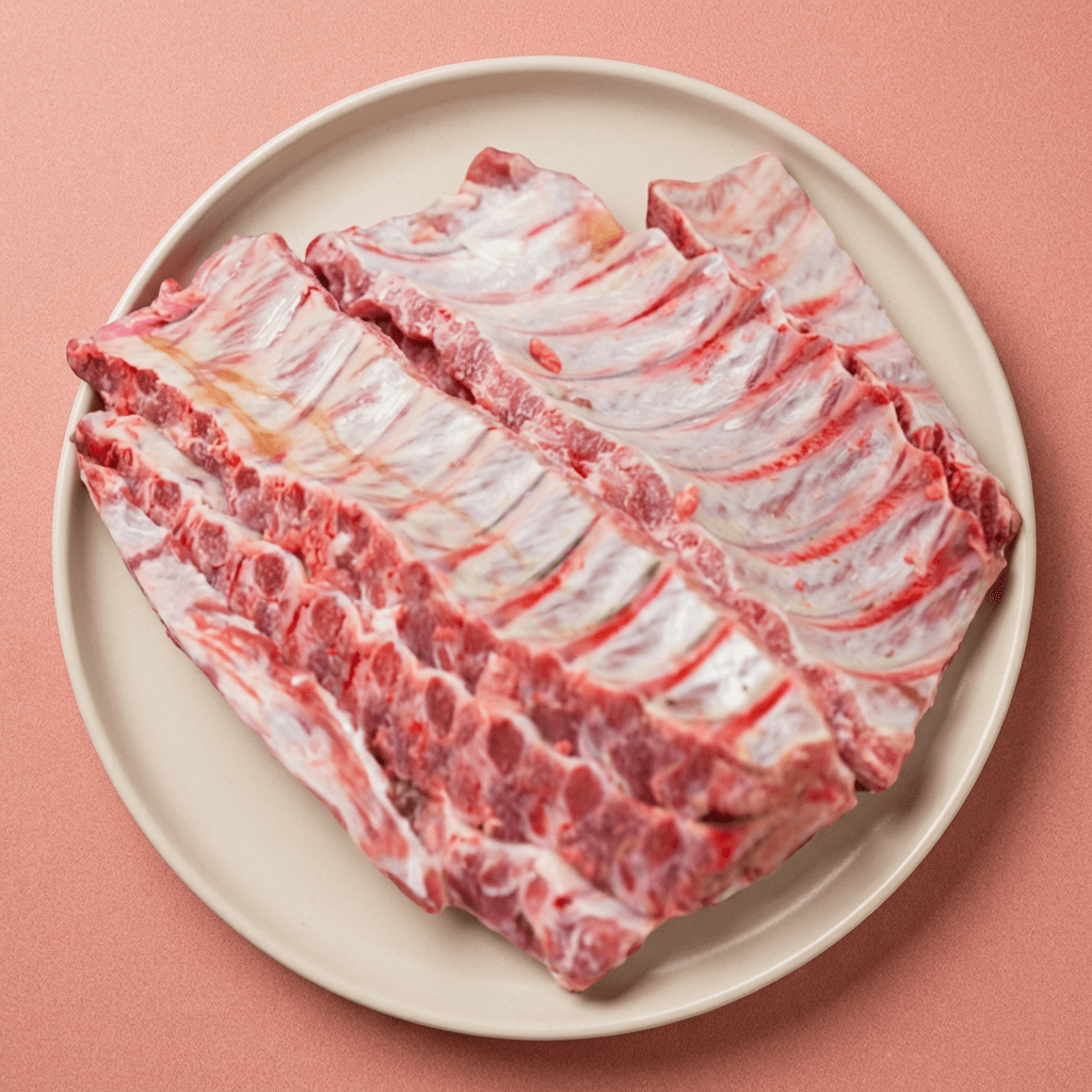 국내산 돼지 돈등갈비 쪽갈비, 10-15대, 1kg, 1팩