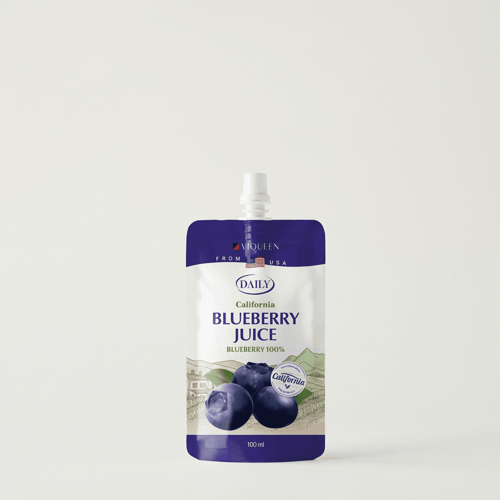 바이퀸 데일리 블루베리주스 100퍼센트, 100ml, 30포, 1박스