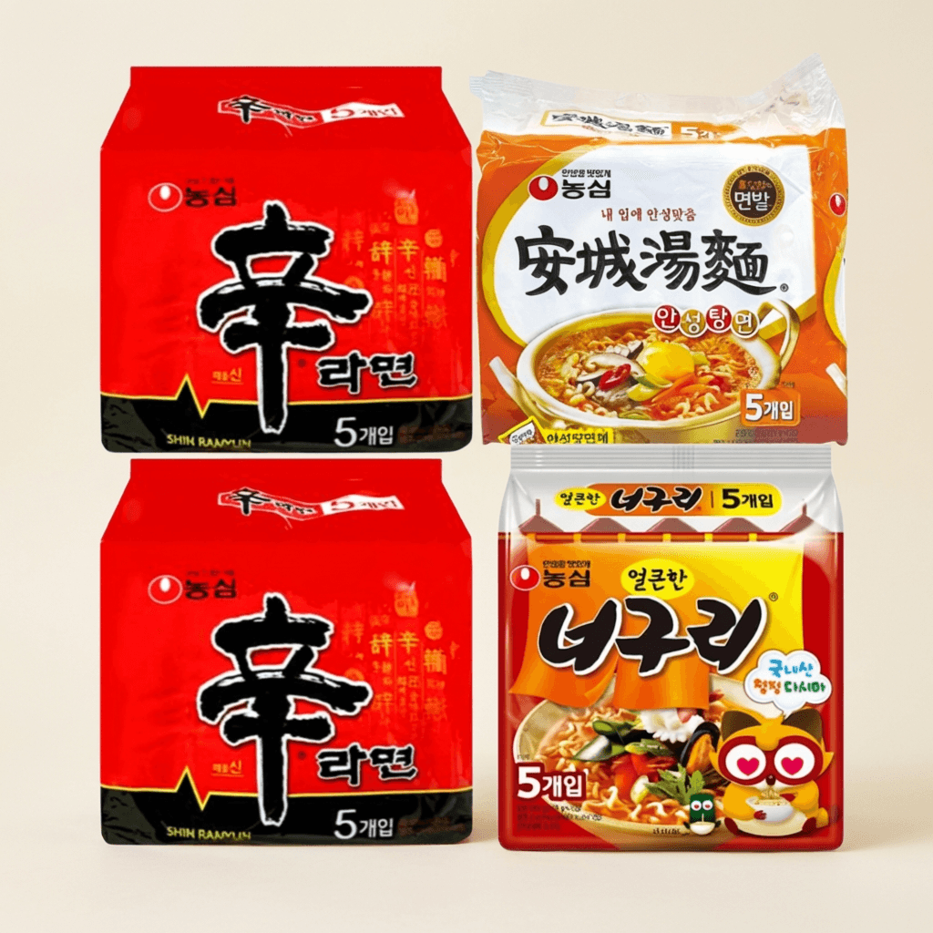 농심, 신라면 10봉 + 안성탕면 5봉 + 너구리 5봉, 20봉