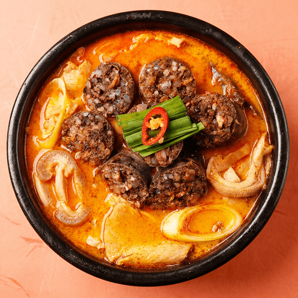 참도깨비 백암 얼큰 고기순대국, 640g, 4개
