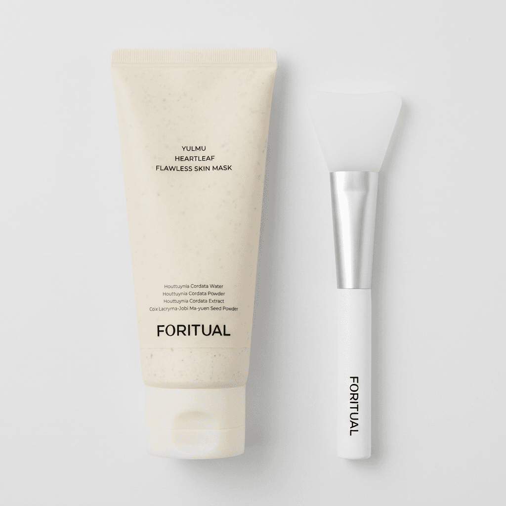 포리추얼 율무어성초 매끈 스킨팩, 100ml, 1개 + 브러쉬 증정
