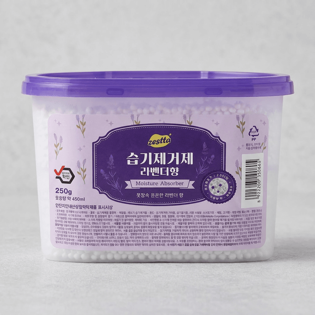 제스타 습기제거제, 라벤더향, 250g, 18개