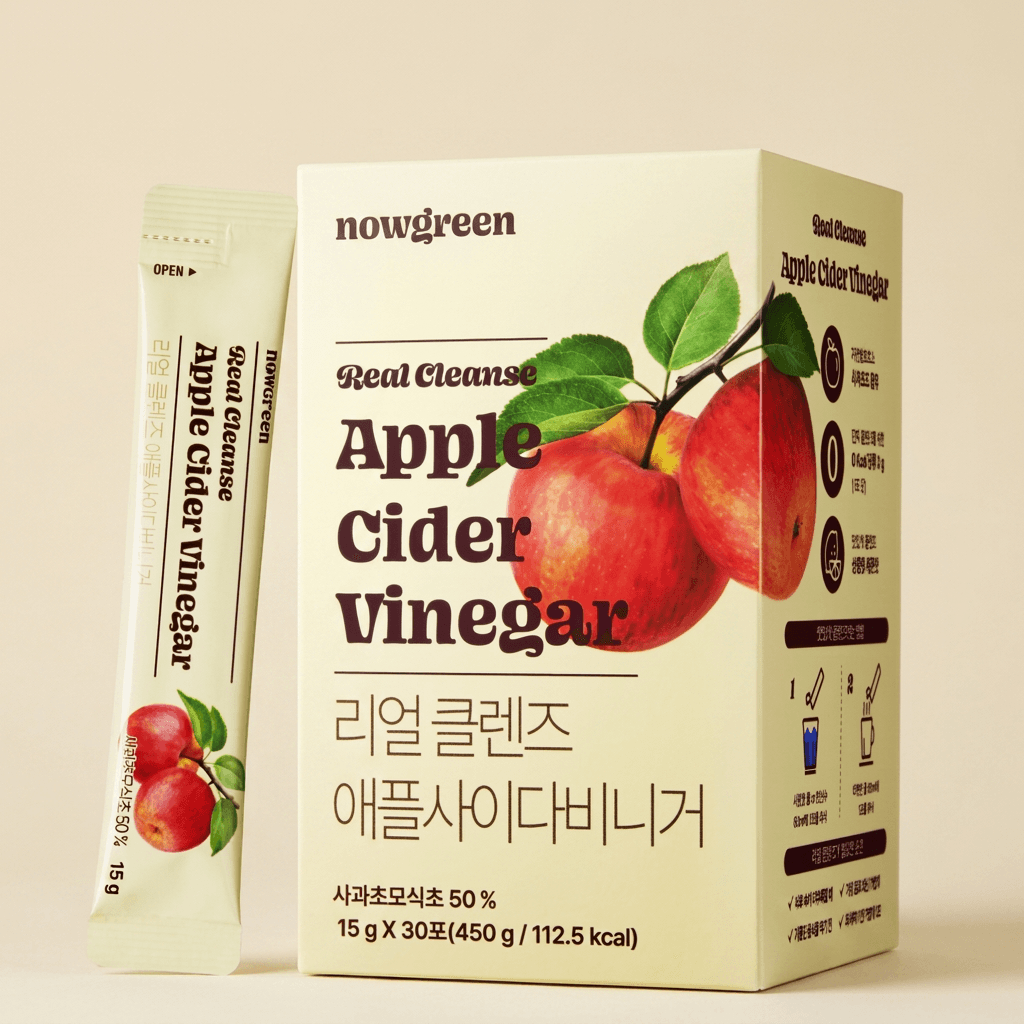 나우그린 리얼 클렌즈 애사비 애플사이다비니거, 30포, 2박스