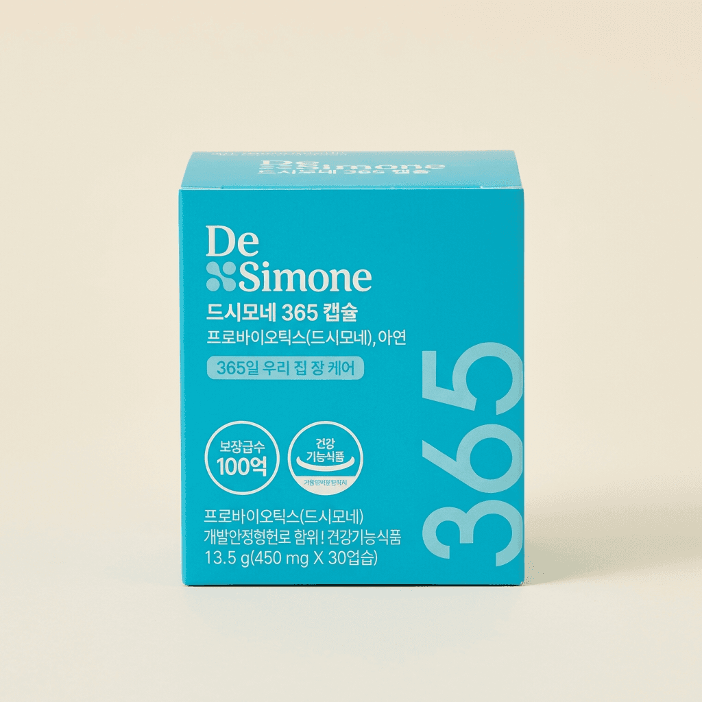 드시모네 365 캡슐, 450mg, 30캡슐, 3박스