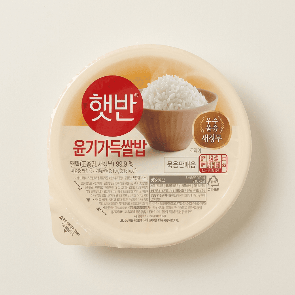 햇반 윤기가득쌀밥, 210g, 36개