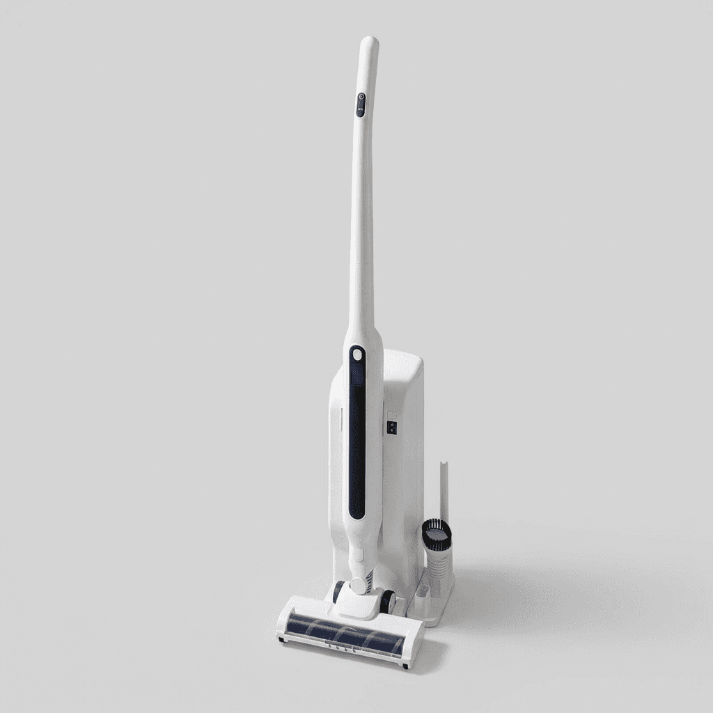 클래파 BLDC 무선청소기 스테이션 자동먼지비움, CVC-S230, 화이트, 1개