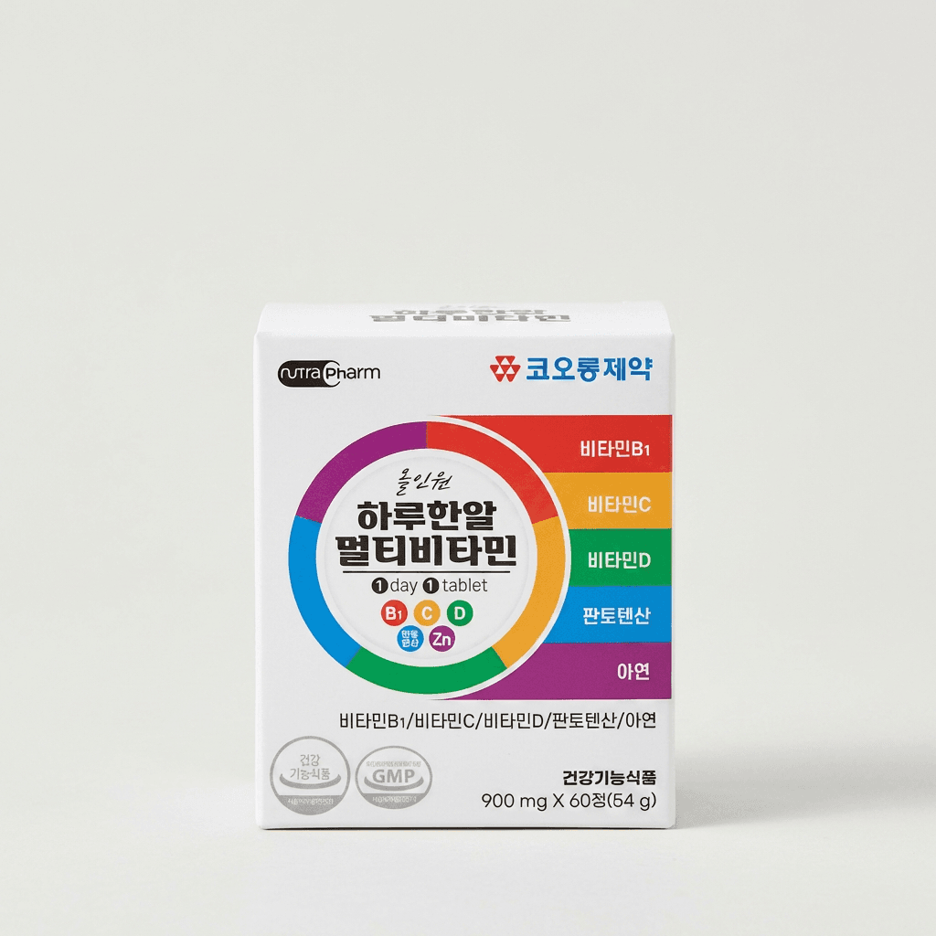코오롱제약 올인원 하루한알 멀티비타민, 900mg, 60정, 3박스