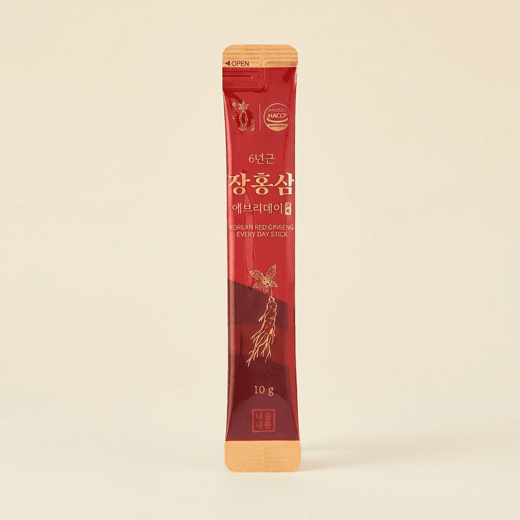 6년근 장홍삼 에브리데이 스틱, 실속형, 10g, 110포, 1팩