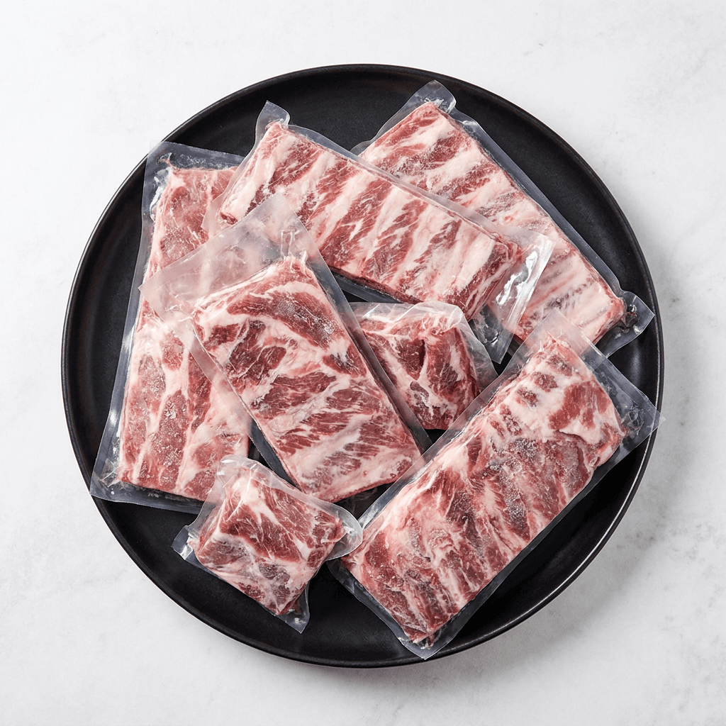 돼지 등갈비, 국내산, 3kg, 1박스