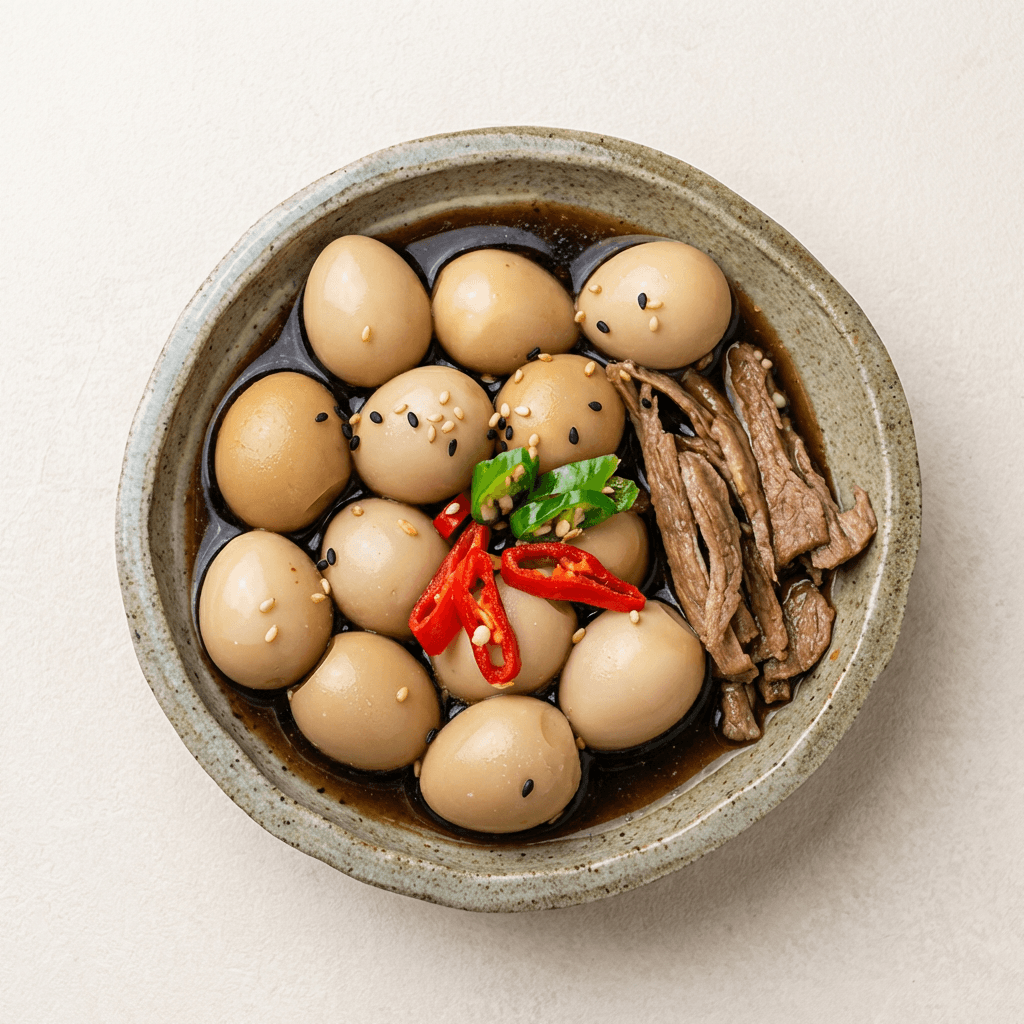 정원 메추리알 장조림, 1.7kg, 2개