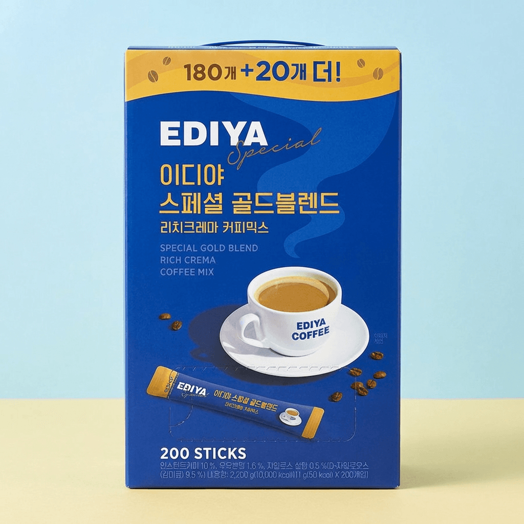이디야커피 스페셜 골드블렌드 리치크레마 커피믹스, 11g, 200개입, 1개