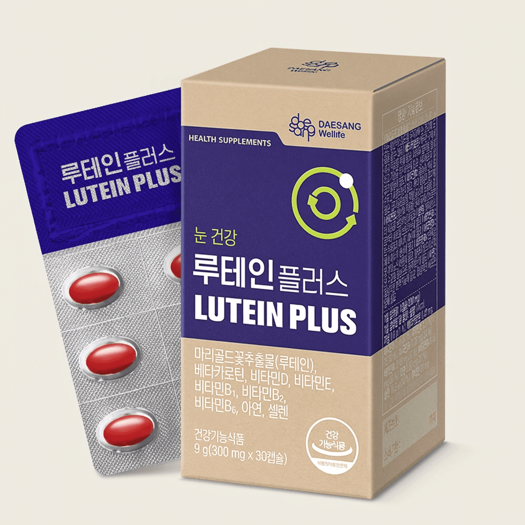 대상 루테인 플러스, 30캡슐, 6박스