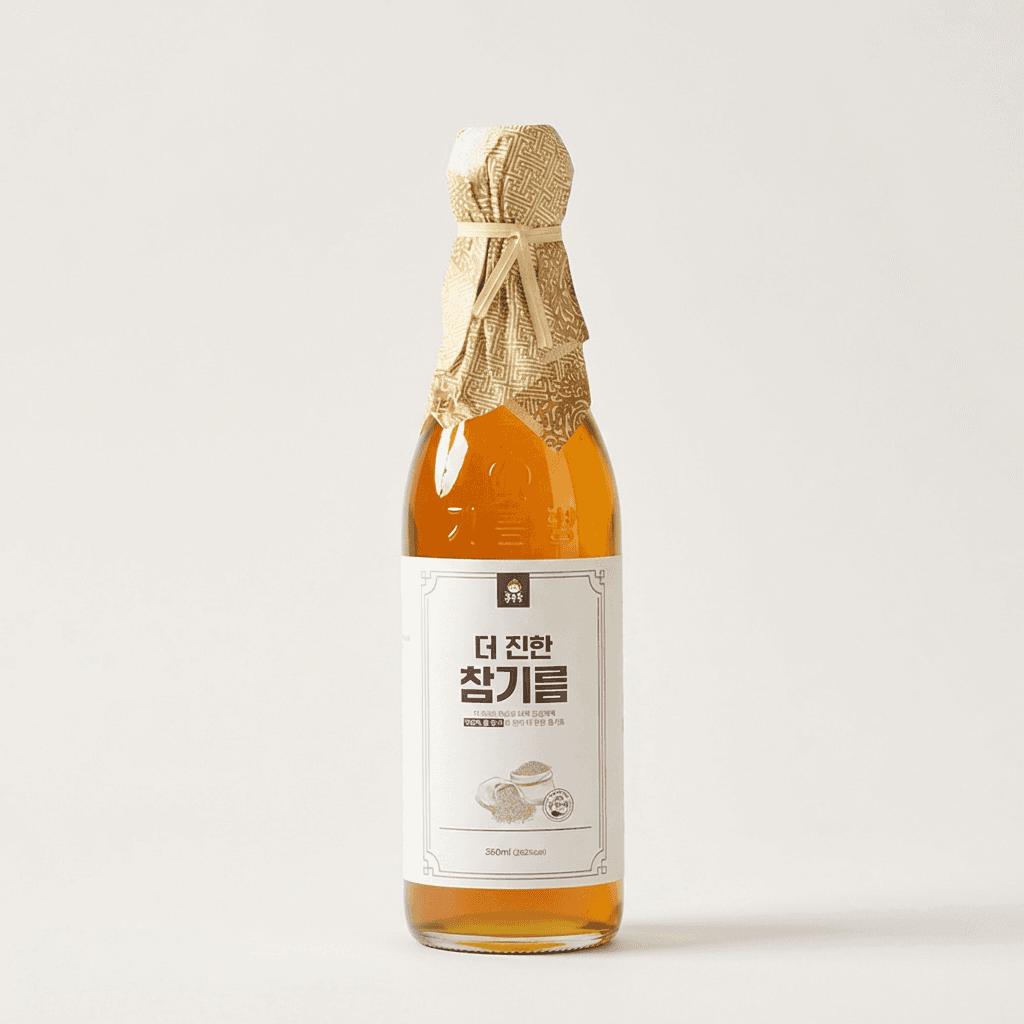 홍주부 더 진한 참기름, 저온압착, 당일착유, 350ml, 2병