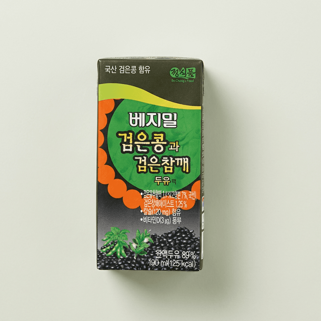 베지밀 검은콩 검은참깨 두유, 190ml, 72개