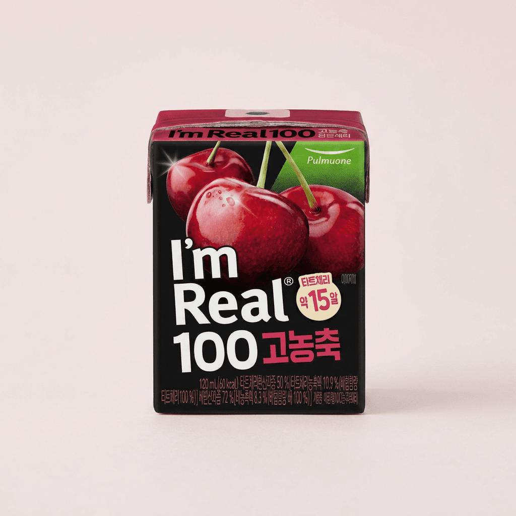 풀무원 아임리얼100 고농축 타트체리, 120ml, 24개