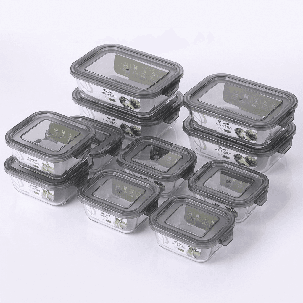 쉬젤 아티 내열유리 혼합 10종 세트, 320ml 3개 + 400ml 3개 + 520ml 2개 + 640ml 2개, 1세트