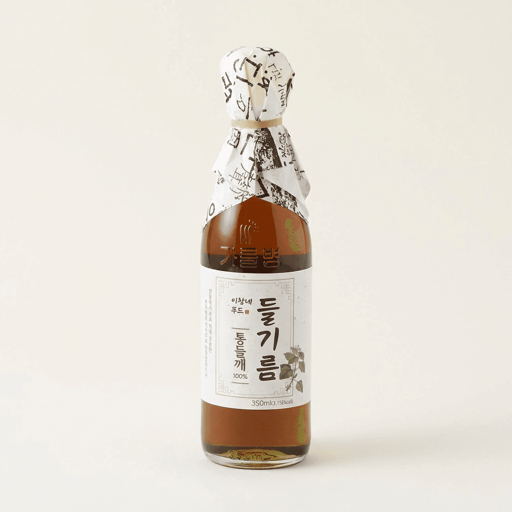 이장네푸드 전통압착 통들기름 100%, 350ml, 4개