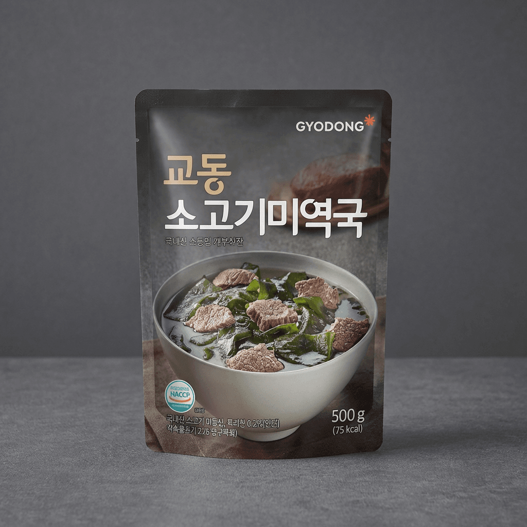 교동 소고기 미역국, 500g, 5개
