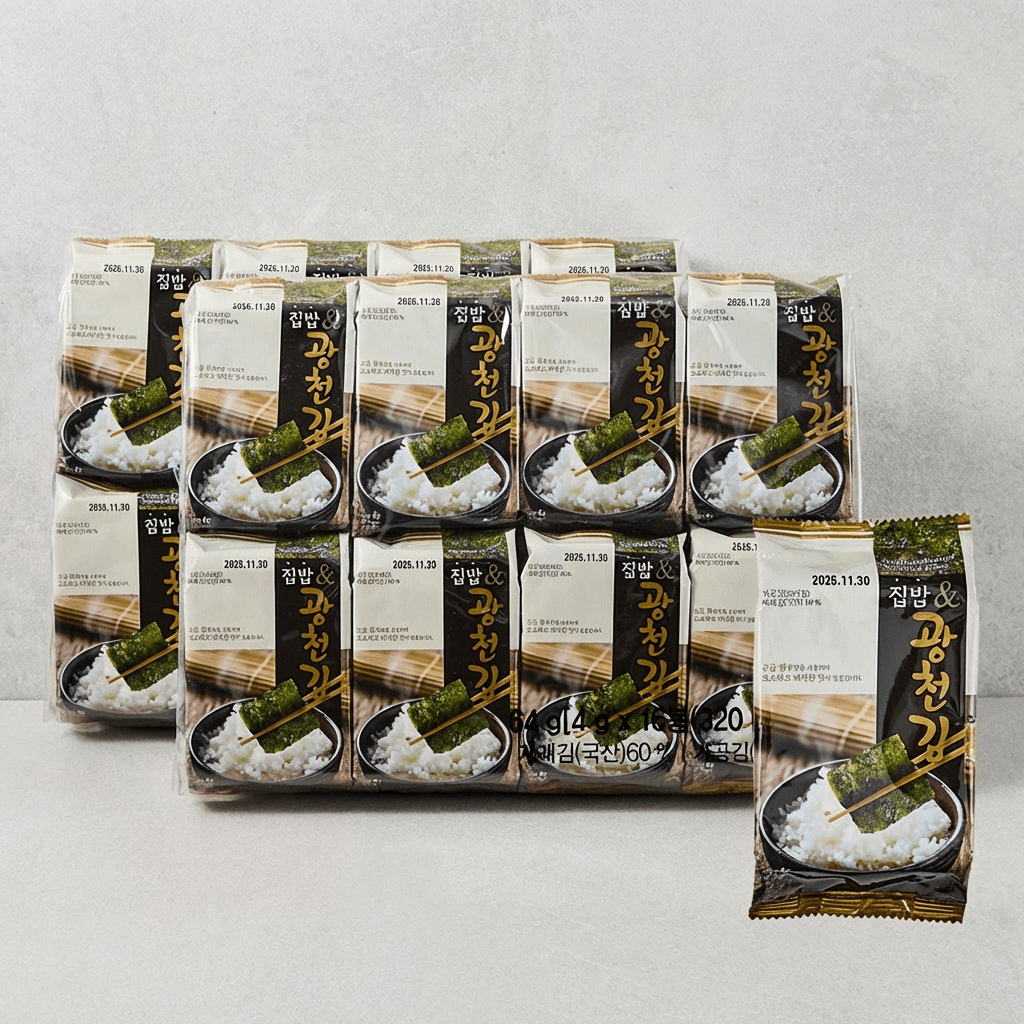 집밥앤 광천김, 4g, 32봉